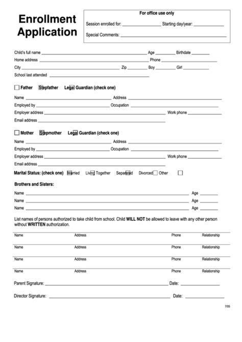 Application & Enrollment .